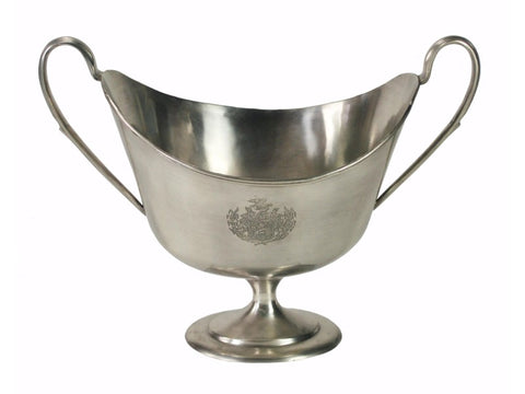 Silver Goblet Vase with Handles #11170000