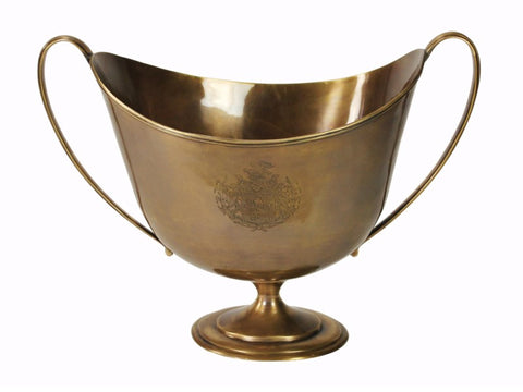 Large Brass Goblet with Handles #11170100