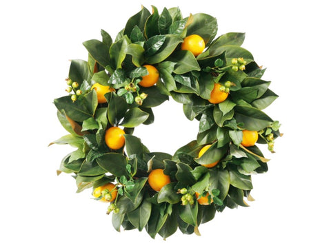 Lemon Wreath 24'' #1P4092.YL