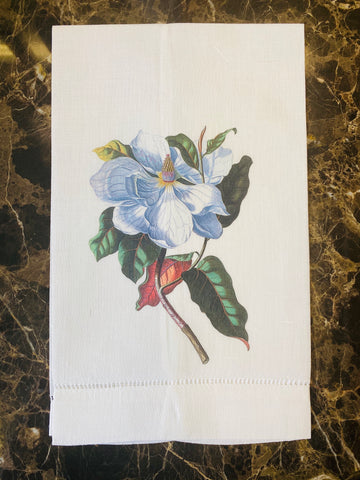 Magnolia Linen Guest Towel, Set of Two