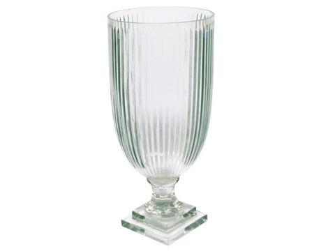 Stripe Cut Goblet Vase #11132000