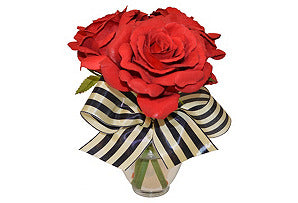 Red Roses in Vase #51350